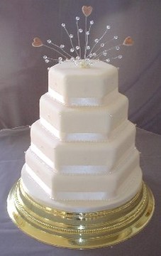 simple elegnat wedding cakes images