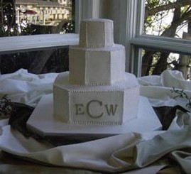 modern wedding cakes image