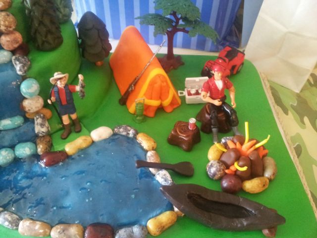 camping cake