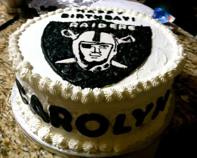 Oakland Raiders birthday cake.JPG