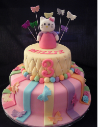 Colorful hello kitty with hello kitty cake toppers.PNG