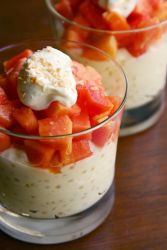 coconut tapioca pudding with papaya_Vietnamese desert.jpg