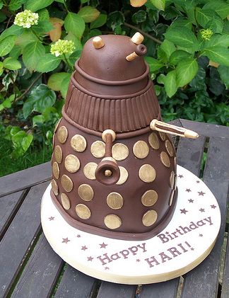 Dr Who chocolate birthday cake.JPG